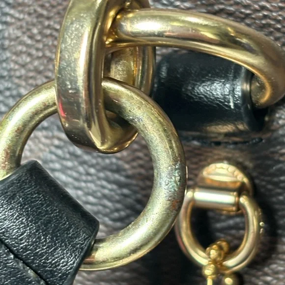 Coach Brown Signature Monogram Shoulder Bag with Large Corner Zip Wristlet - Picture 14 of 14